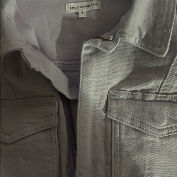 Good American Fit For Success Denim Straight Leg Jumpsuit. NWT Size 1 $158 MSRP - Picture 6 of 9